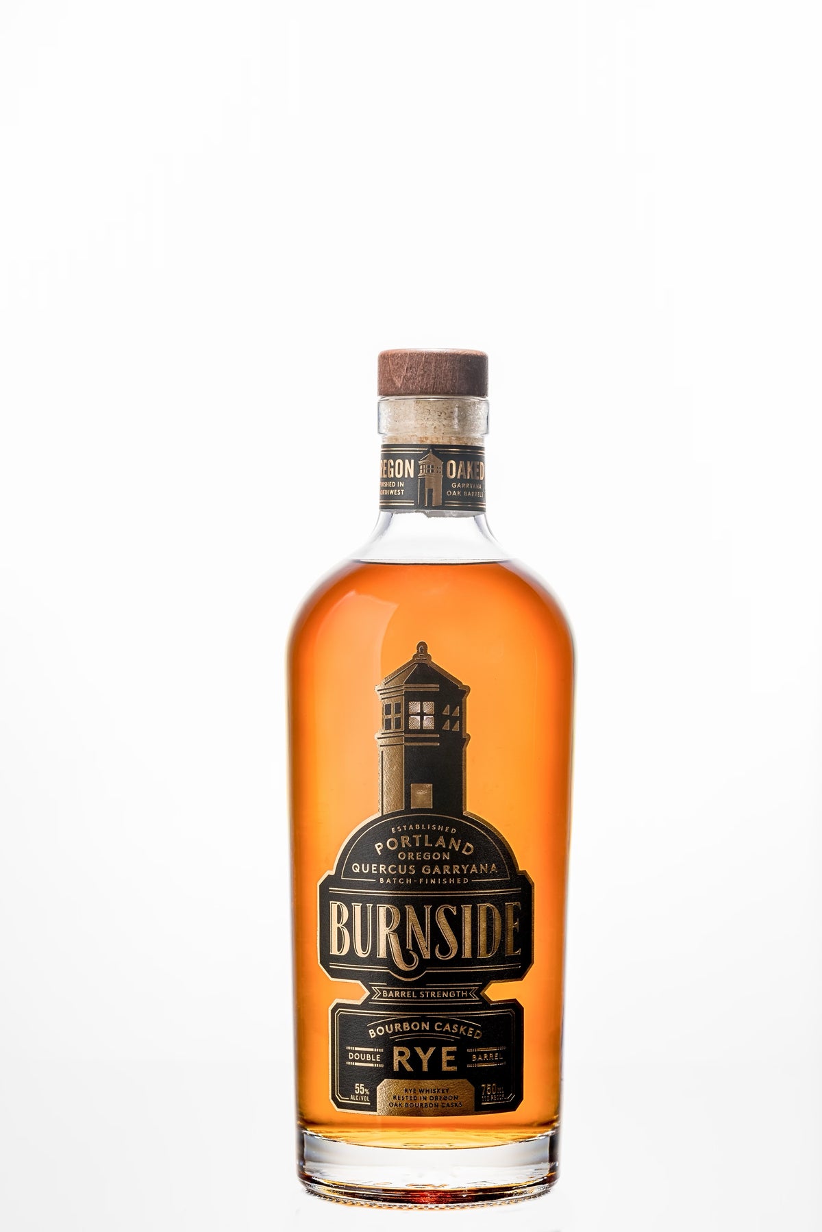 Burnham's Rye Burnside Black - Bourbon Casked Rye – Eastside Distilling